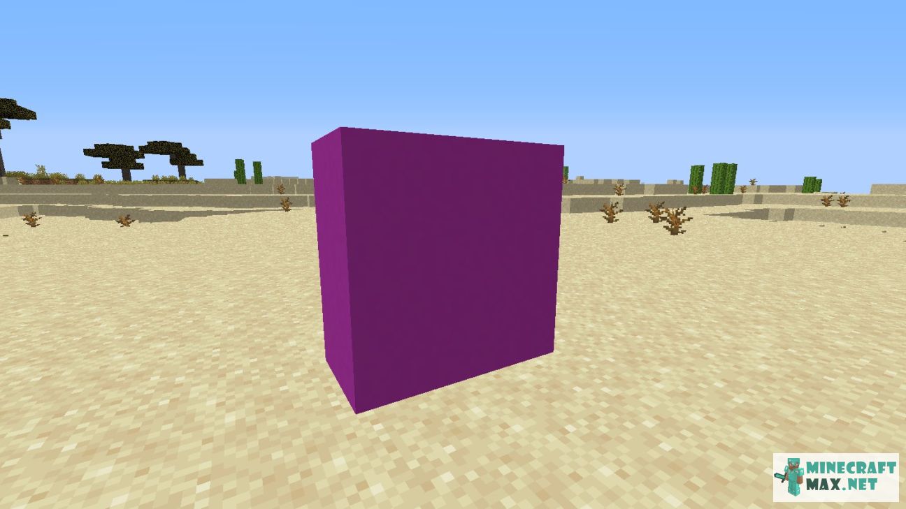 Magenta Concrete in Minecraft | Screenshot 2