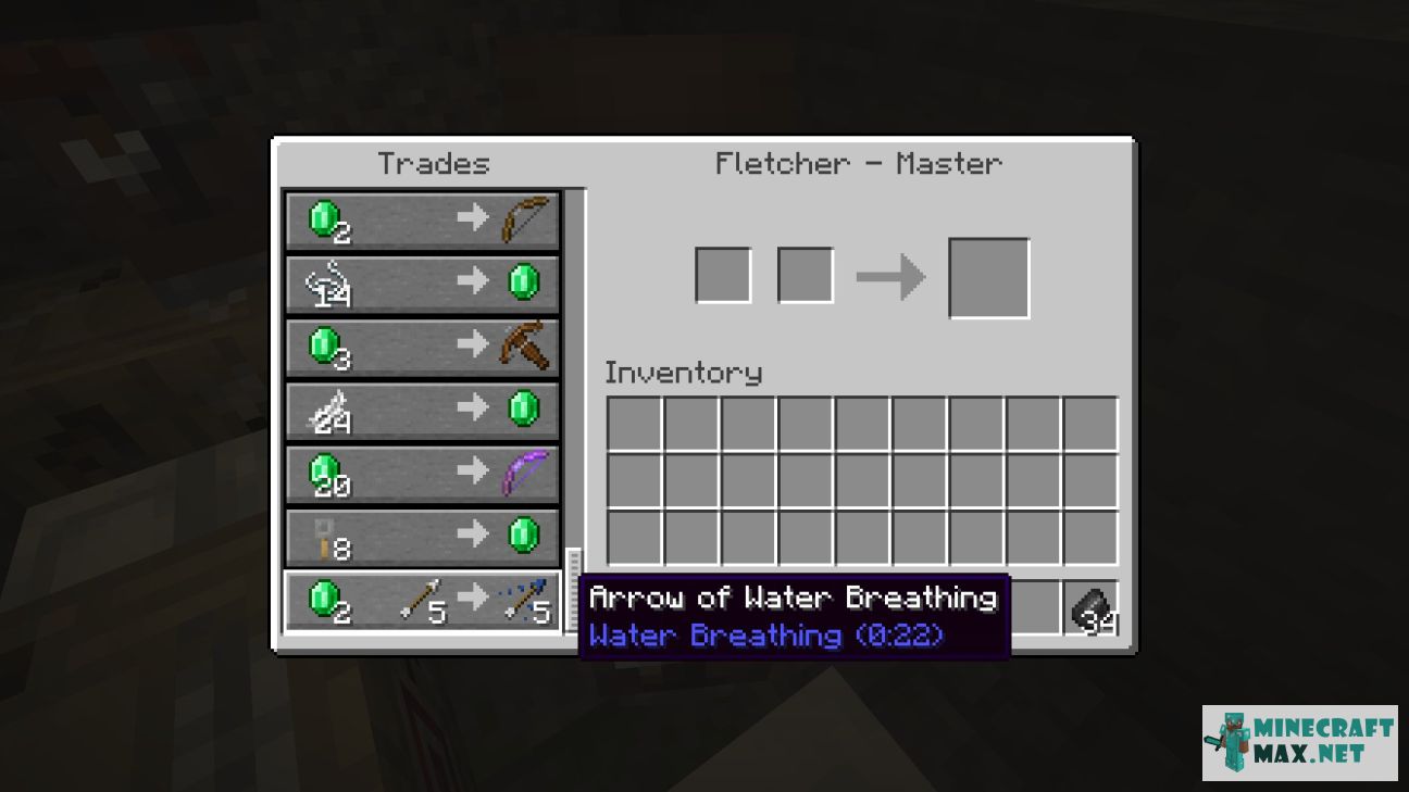 Arrow of Water Breathing in Minecraft | Screenshot 1