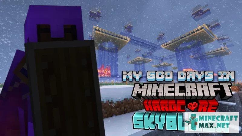 My 600 days in Minecraft Hardcore Skyblock | Download map for Minecraft: 1