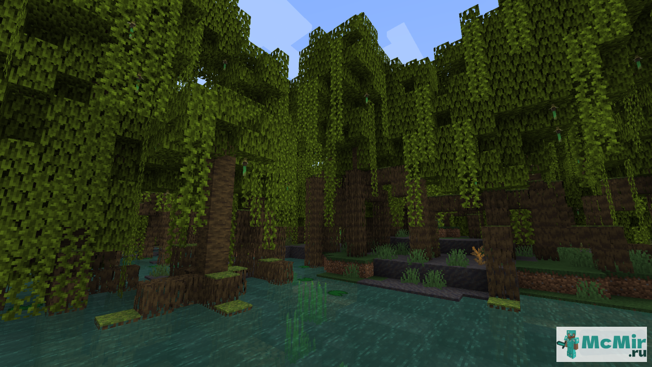 Как сделать мангровые листья в Майнкрафт | Screenshot 2