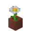 Potted Oxeye Daisy in Minecraft