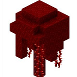 Как сделать огромный багровый грибок в Minecraft