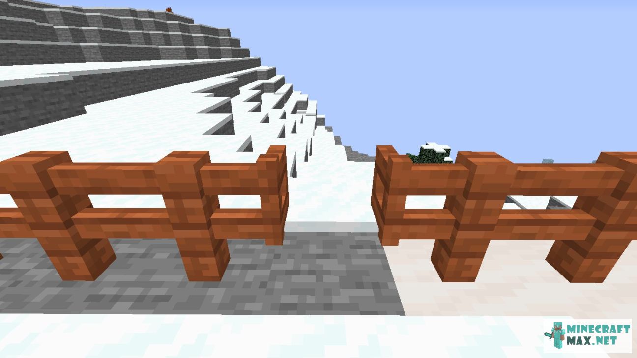 Acacia Fence Gate in Minecraft | Screenshot 2