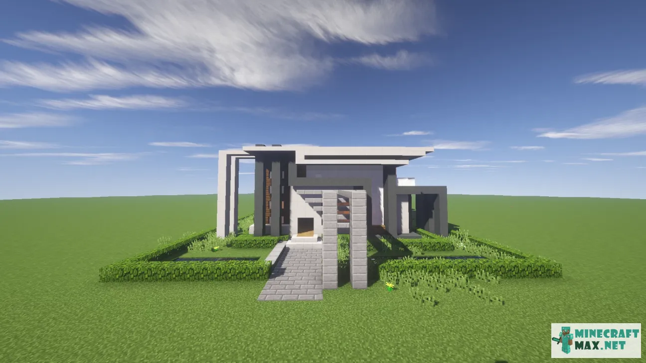Modren house | Download map for Minecraft: 1