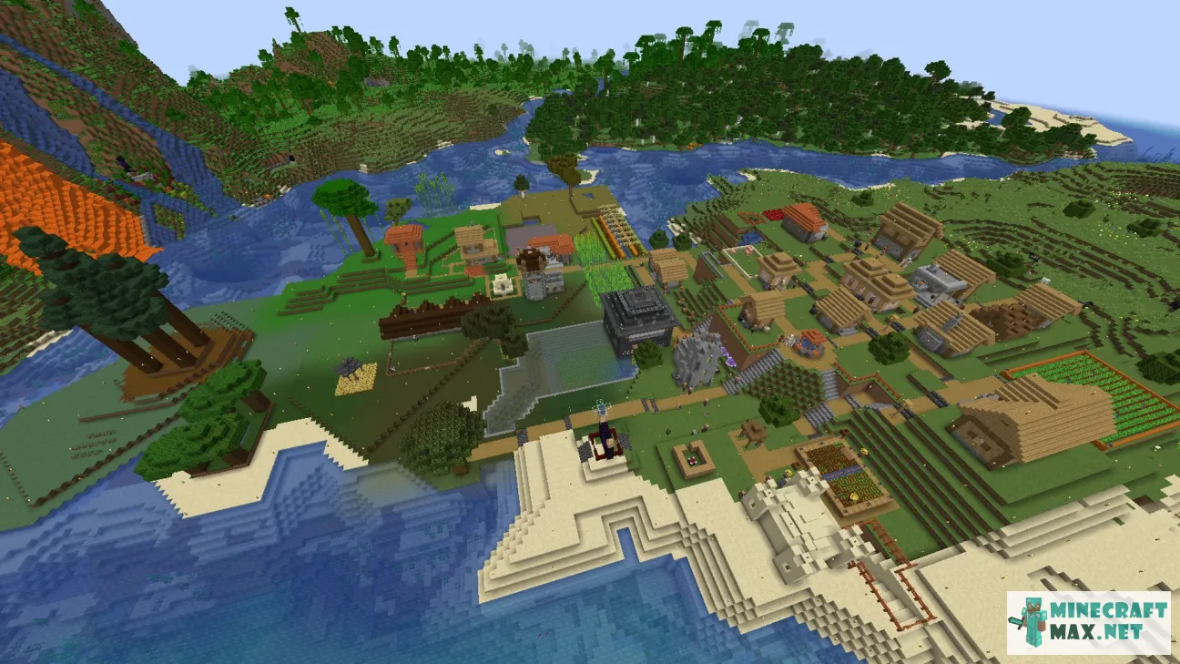 Ocean Village Base | Download map for Minecraft: 1