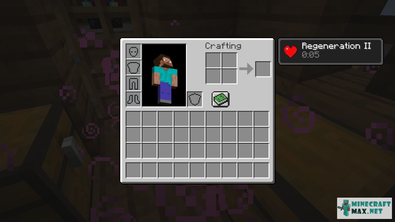 Lingering Potion of Regeneration II in Minecraft | Screenshot 3