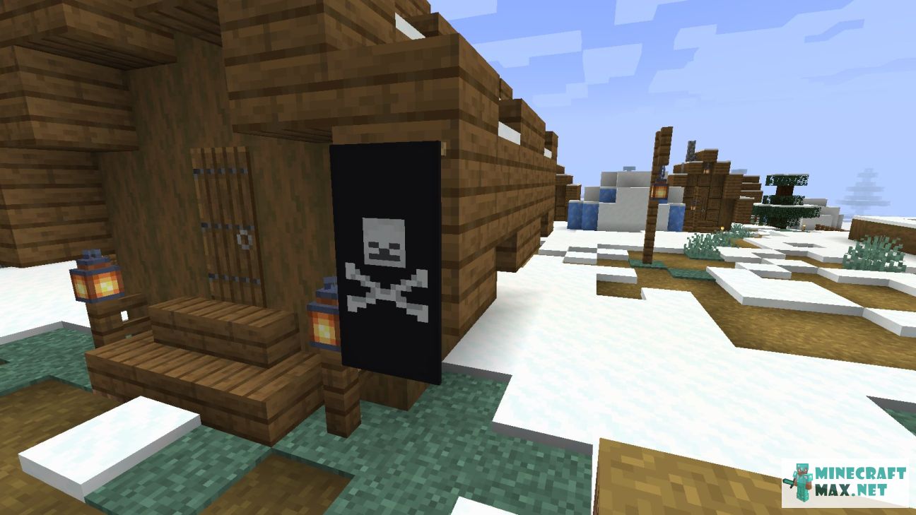 Banner Pattern (skull) in Minecraft | Screenshot 1
