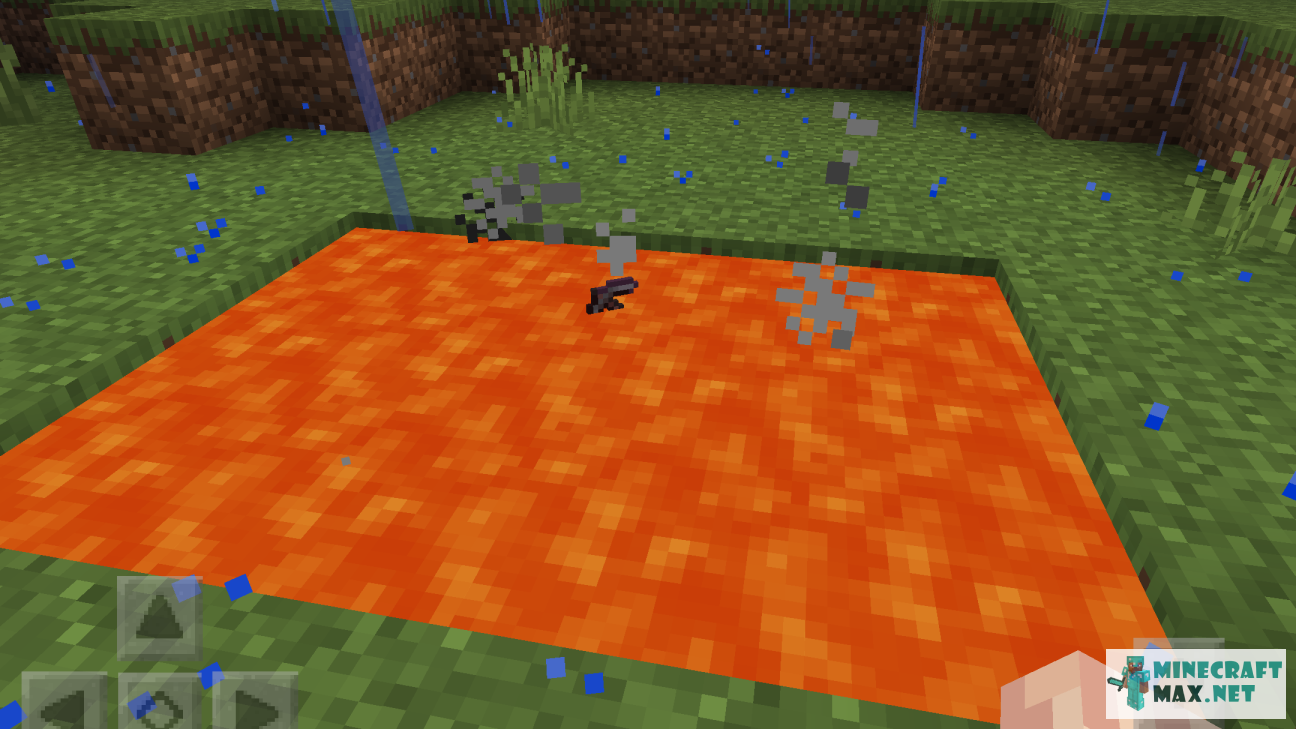 Quests Craft a netherite pickaxe and throw it into the lava for Minecraft | Screenshot 3