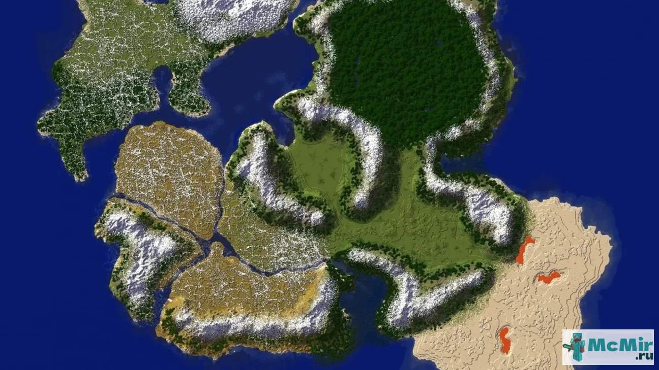 Карта Очаг Орла | Скачать карту Майнкрафт: 1