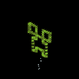 Creeper-shaped in Minecraft