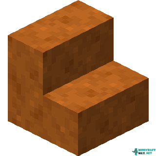 Smooth Red Sandstone Stairs in Minecraft