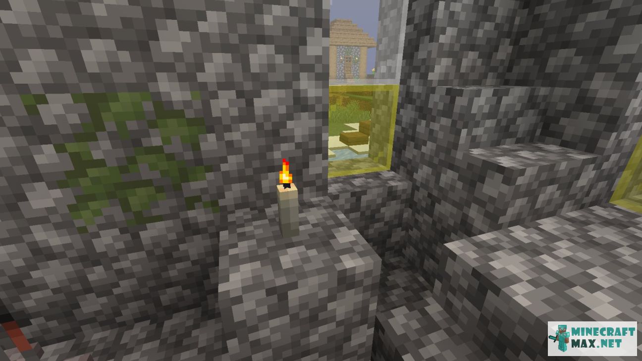 Light Gray Candle in Minecraft | Screenshot 1
