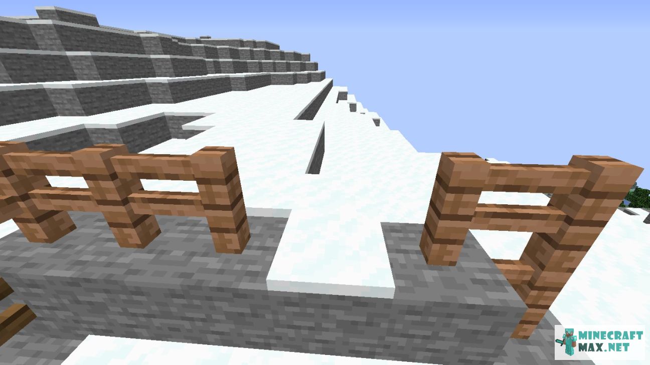 Jungle Fence in Minecraft | Screenshot 1