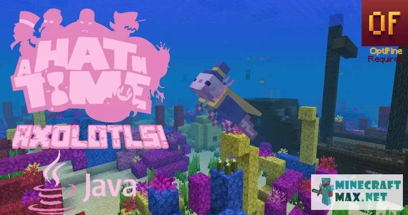 A Hat In Time themed Axolotls! Java Edition | Download texture for Minecraft: 1