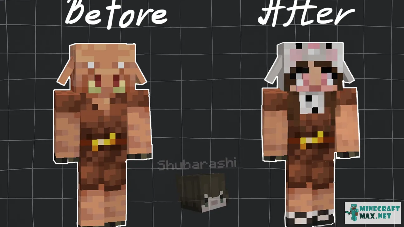 Cute Piglin | Download texture for Minecraft: 1