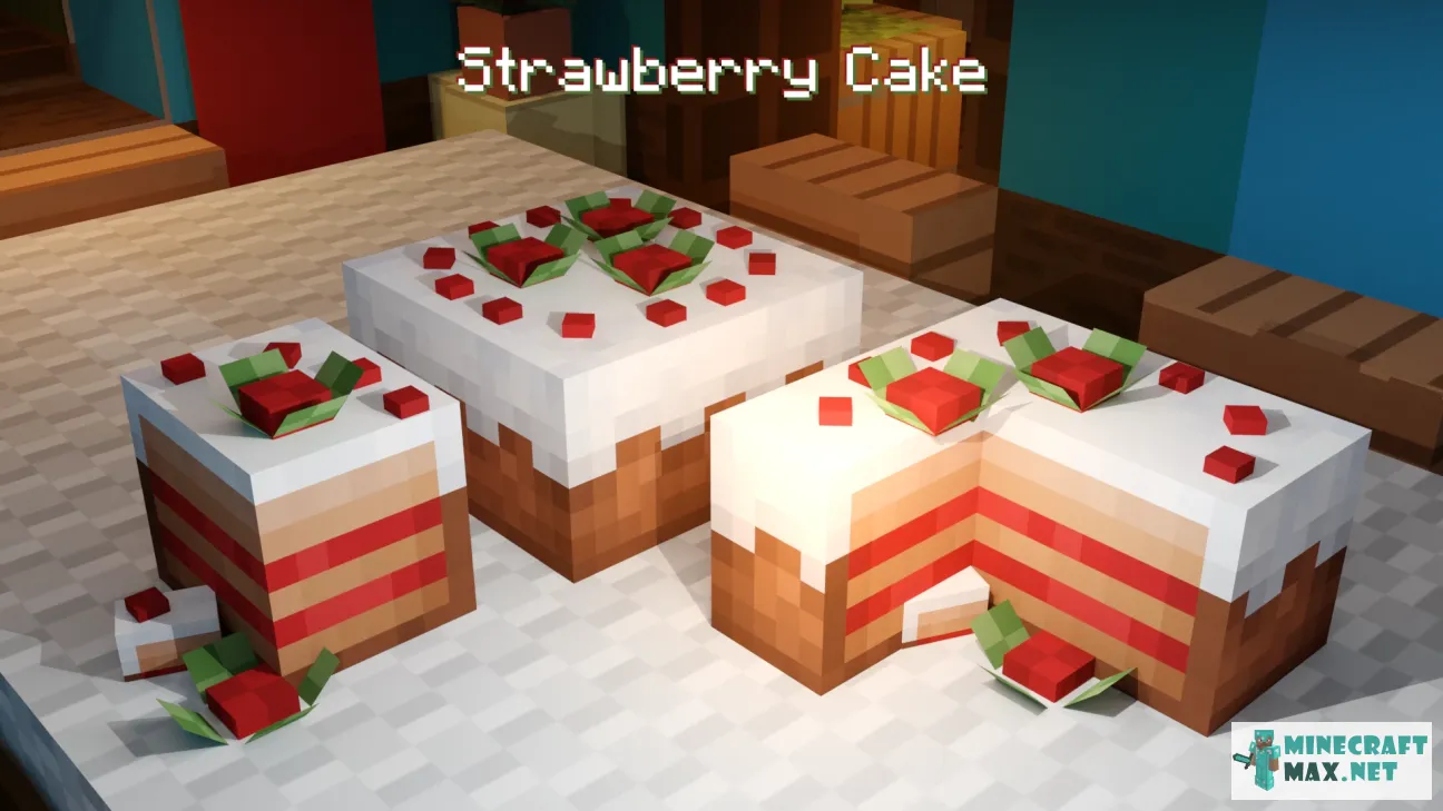 Strawberry Cake | Download texture for Minecraft: 1