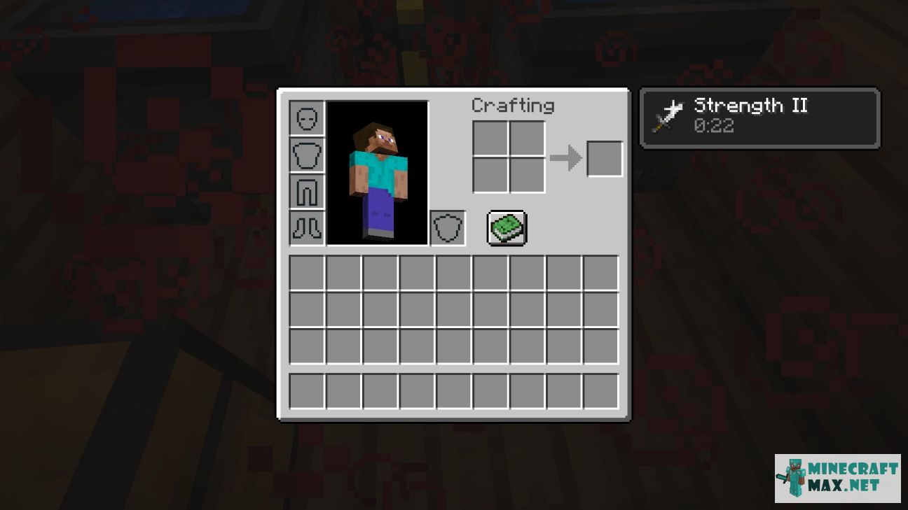 Lingering Potion of Strength II in Minecraft | Screenshot 3