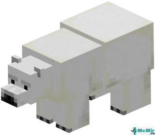 Белый медведь в Майнкрафте