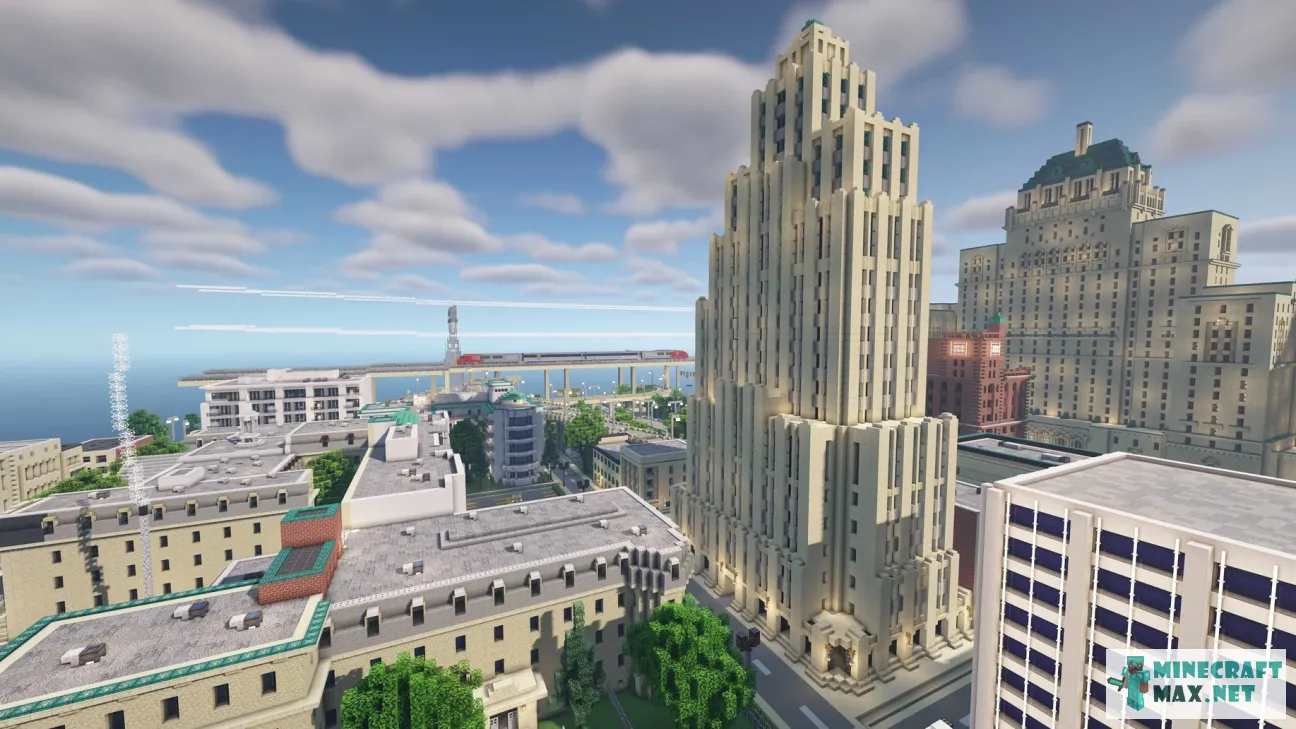 The Aldred Building, Montréal | Download map for Minecraft: 1