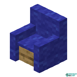 Blue Sofa in Minecraft
