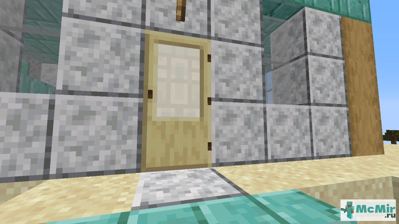 Как сделать берёзовую дверь в Майнкрафт | Screenshot 1