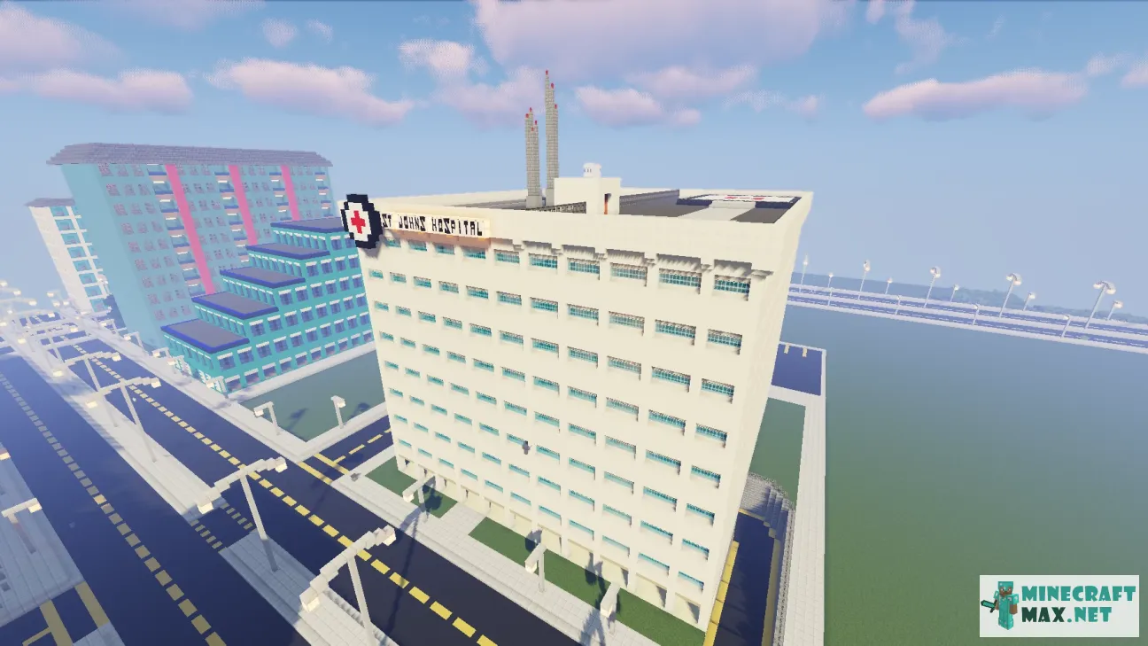 Modern hospital | Download map for Minecraft: 1