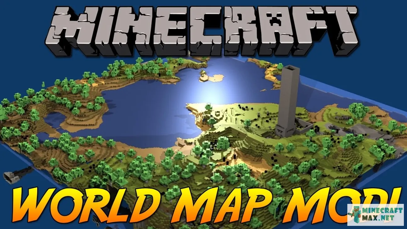 World map mod | Lejupielādējiet modifikāciju Minecraft: 1
