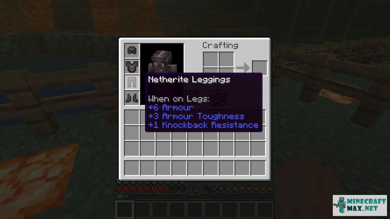 Netherite Leggings, How to craft netherite leggings in Minecraft