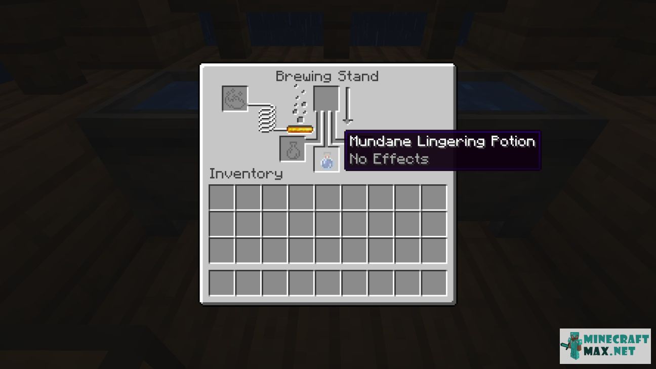 Mundane Lingering Potion in Minecraft | Screenshot 1
