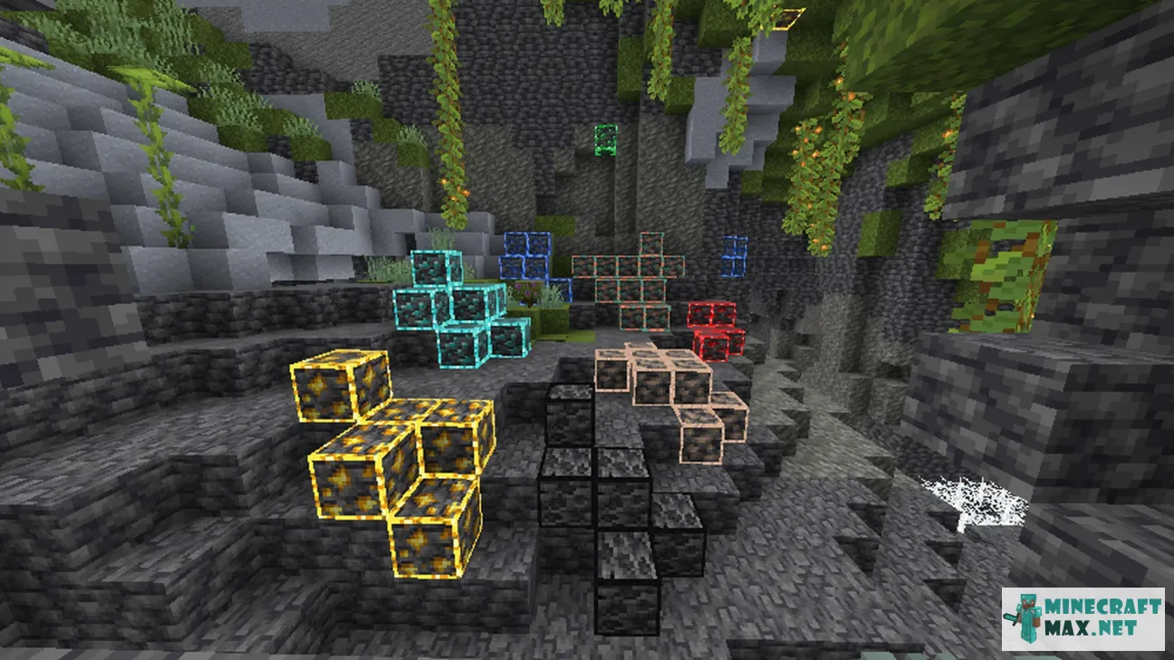 Visible Ores (Optifine) | Download texture for Minecraft: 1
