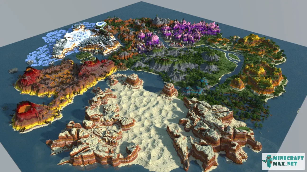 1500 custom map | Download map for Minecraft: 1