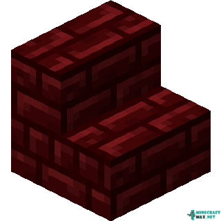 Red Nether Brick Stairs in Minecraft
