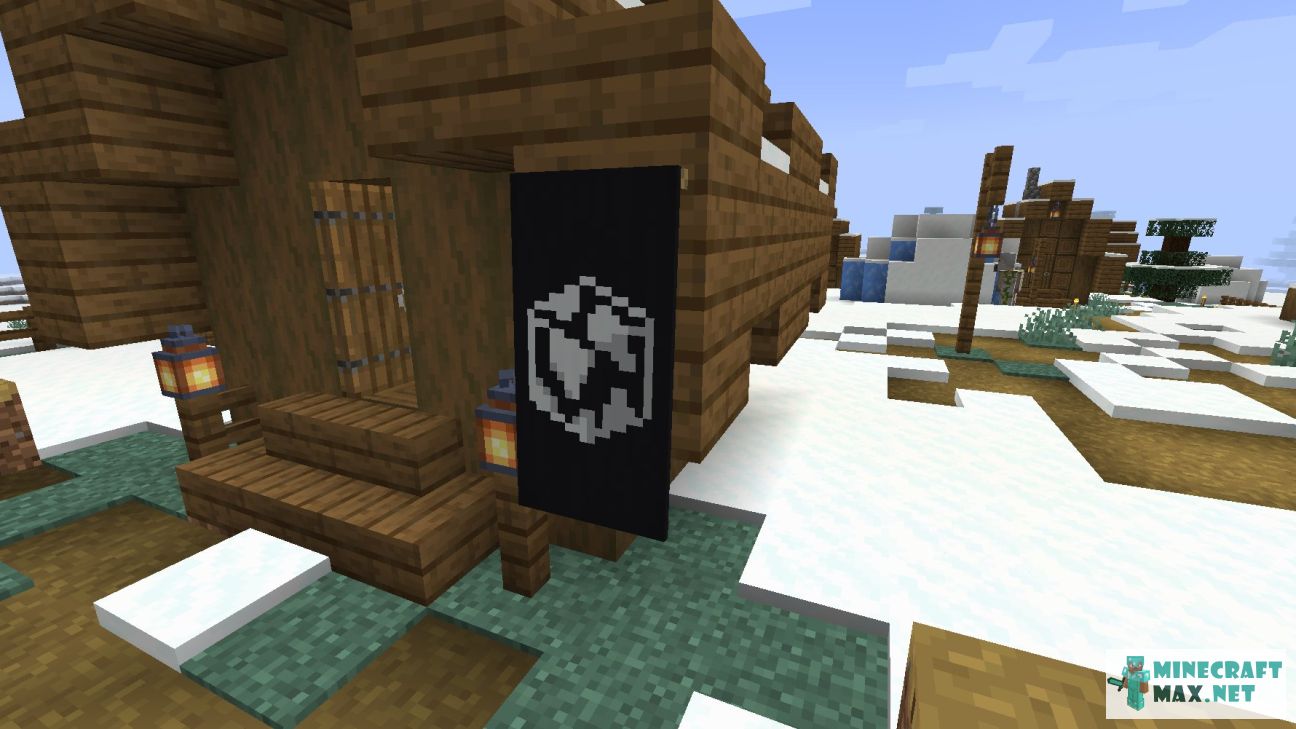 Banner Pattern (globe) in Minecraft | Screenshot 1