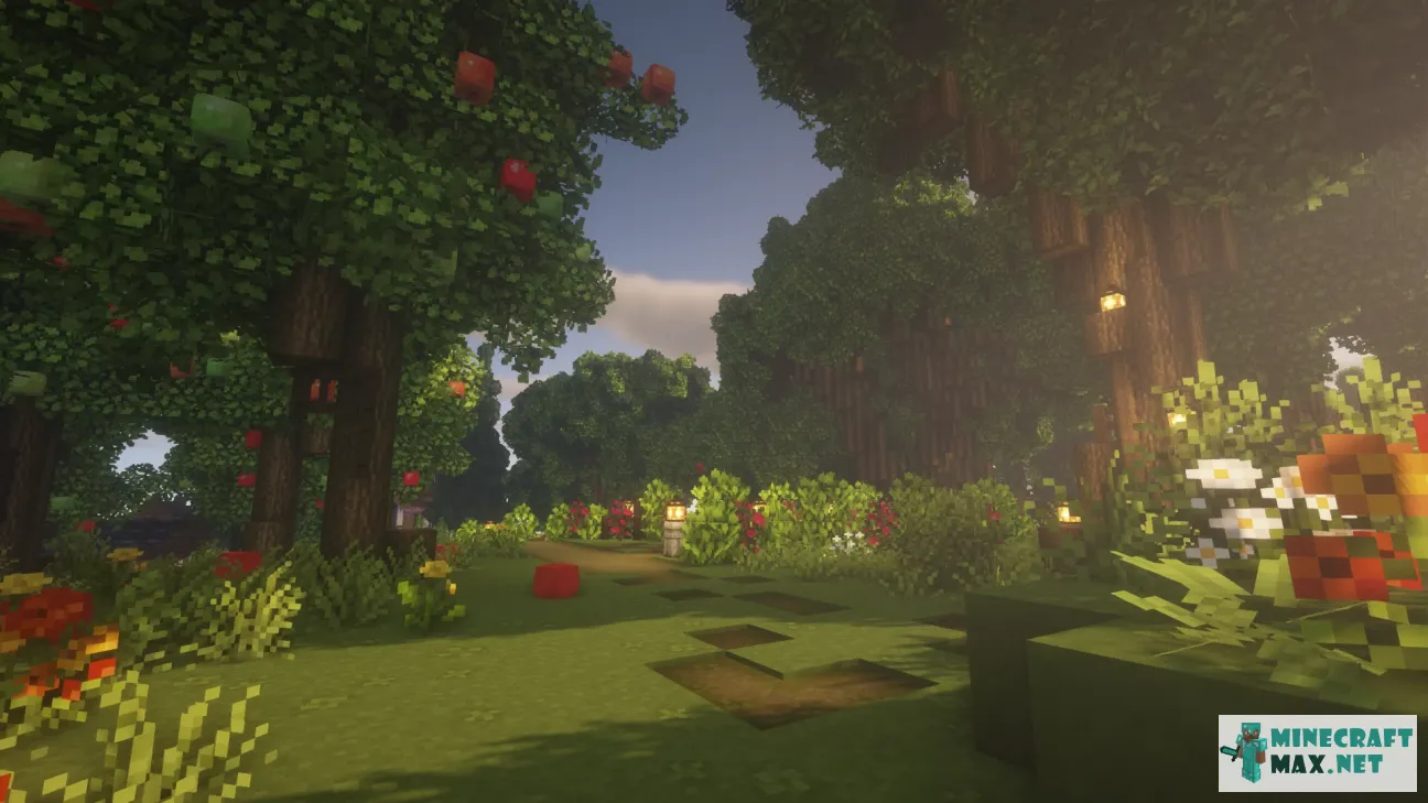 Fantasy Village + Botanist's Cabin | Download map for Minecraft: 1