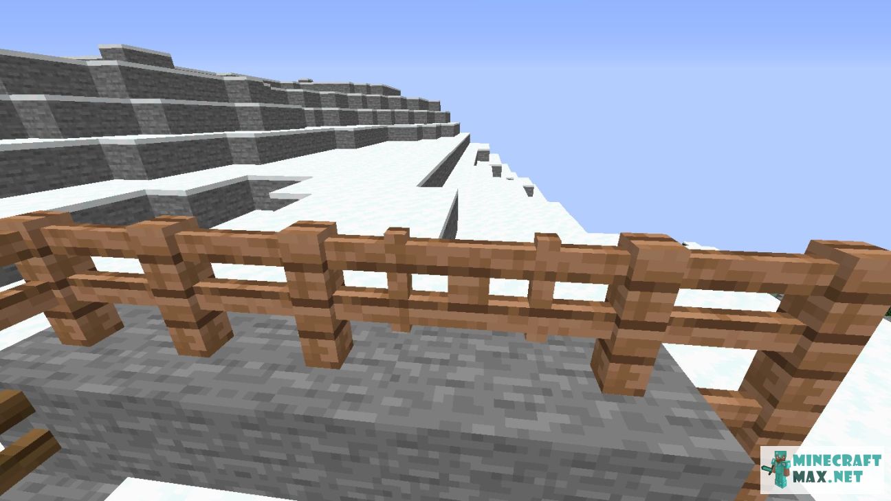 Jungle Fence Gate in Minecraft | Screenshot 2