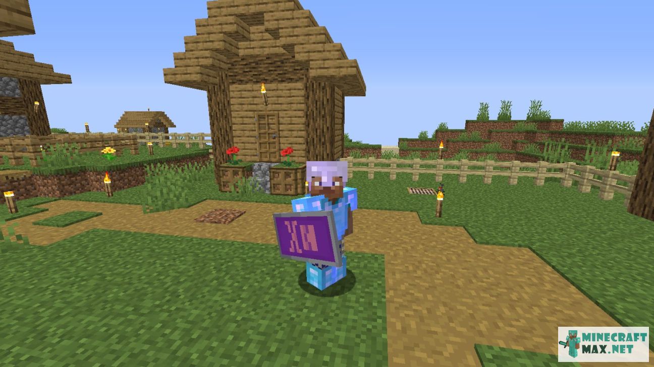 Magenta Shield in Minecraft | Screenshot 2