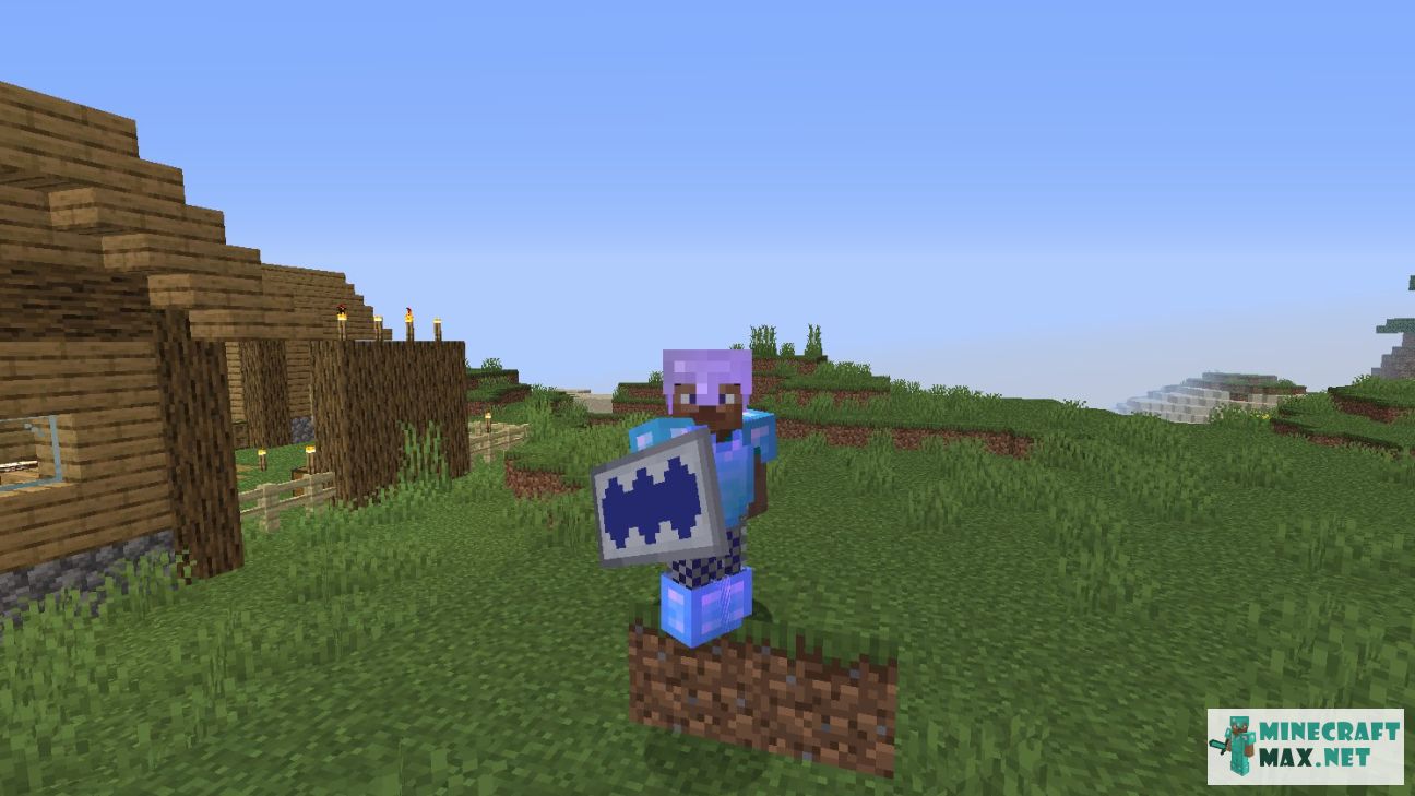 Blue Shield in Minecraft | Screenshot 2