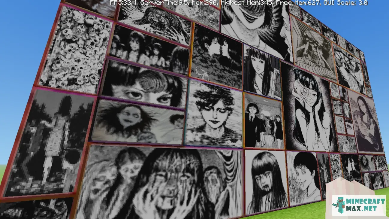 Junji ito Painting | Download texture for Minecraft: 1