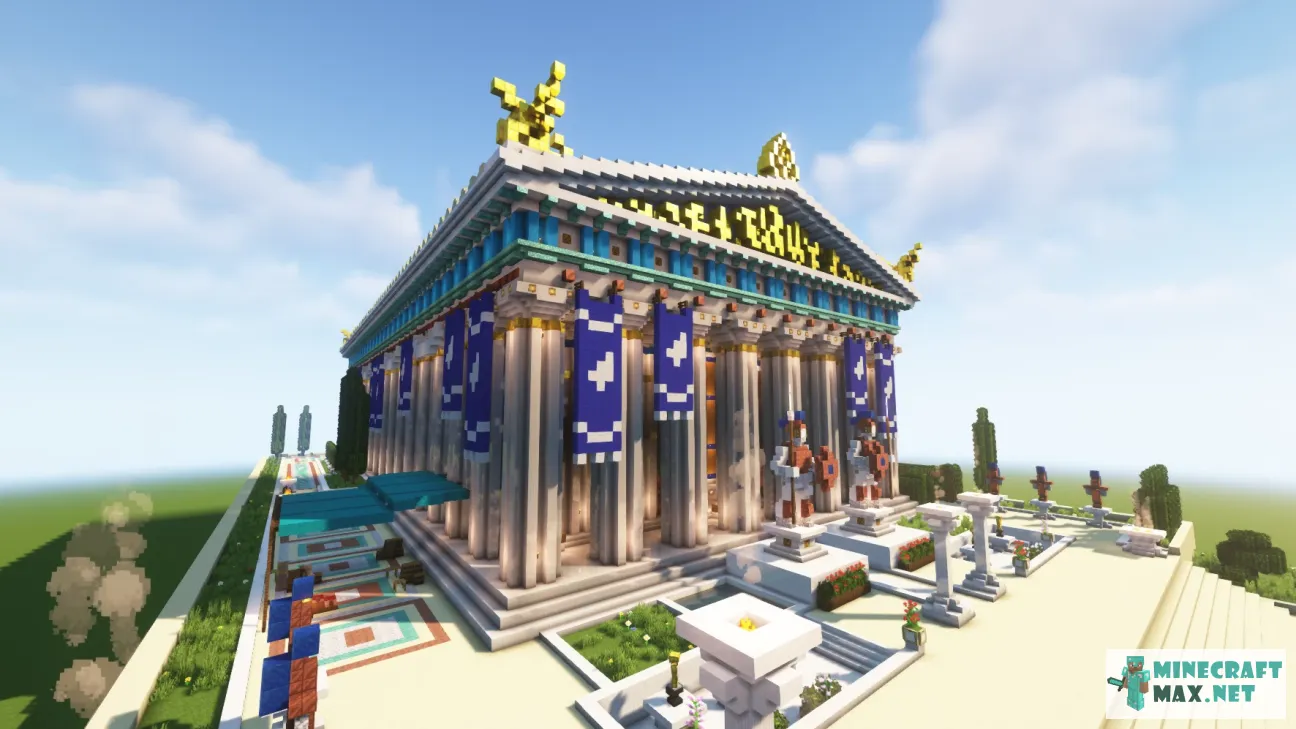 Greek Temple of Athena / Assassin's Creed Odyssey | Download map for Minecraft: 1
