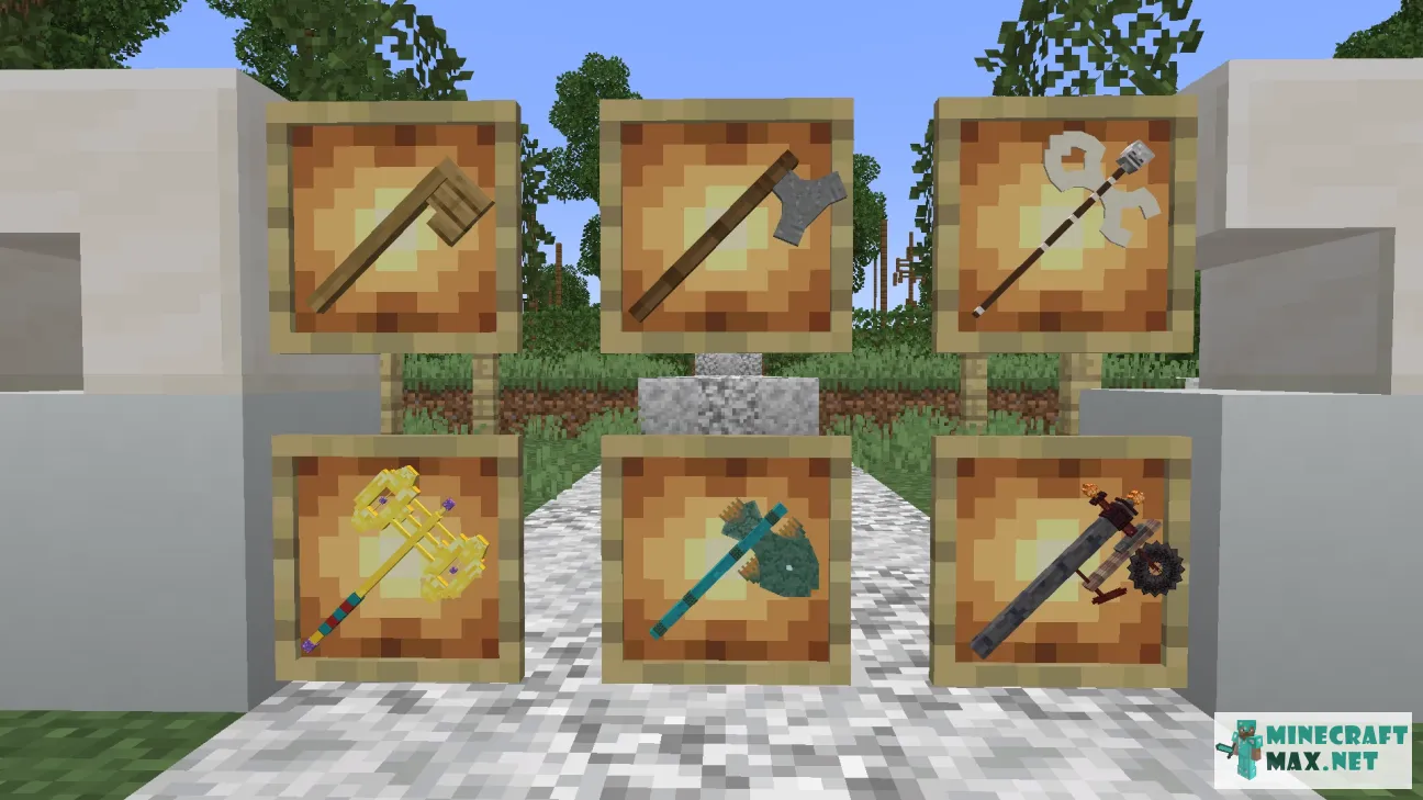 Axes 2.0 by Cake | Download texture for Minecraft: 1