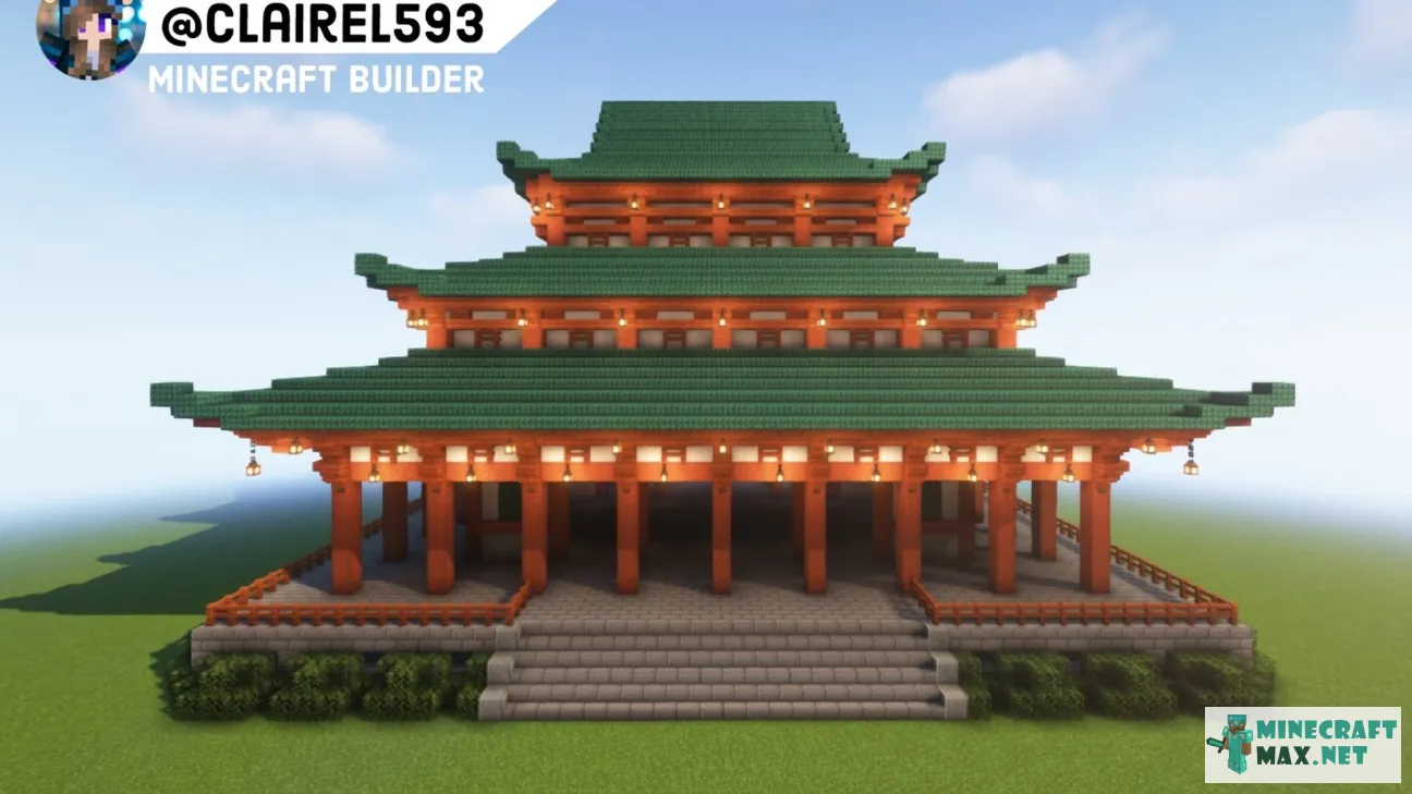 Asian Temple | Download map for Minecraft: 1