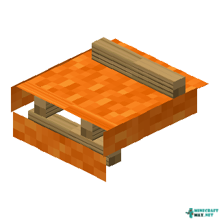 Orange Awning in Minecraft