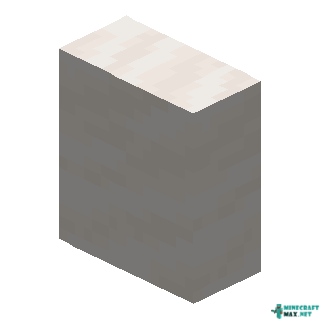 Vertical Smooth Quartz Slab in Minecraft