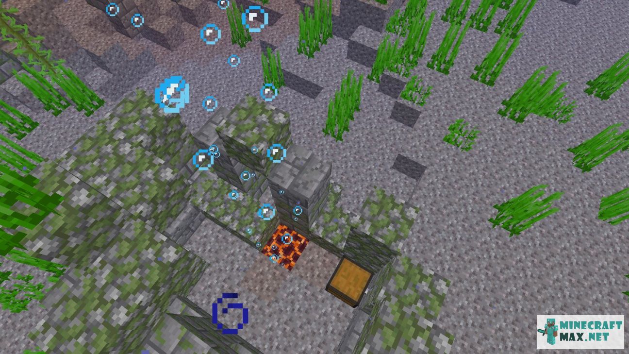 Bubble Column in Minecraft | Screenshot 1