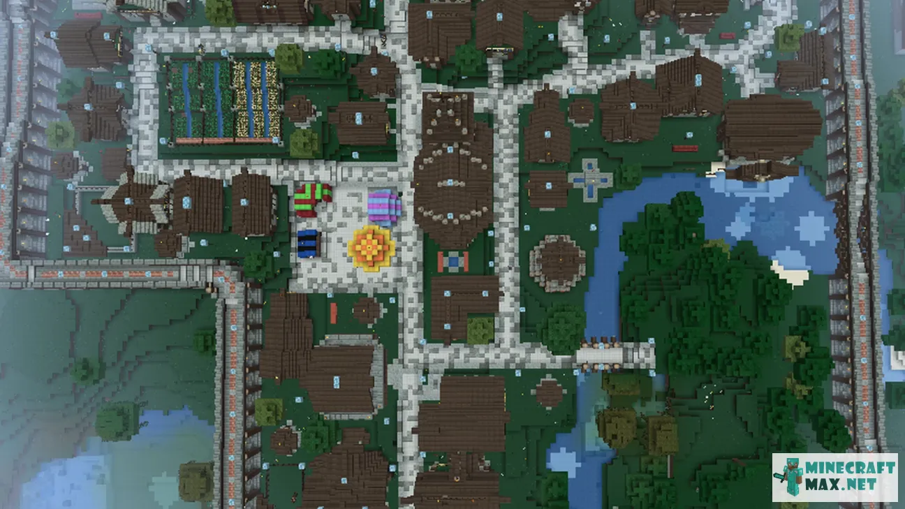Medieval City schematic | Download map for Minecraft: 1