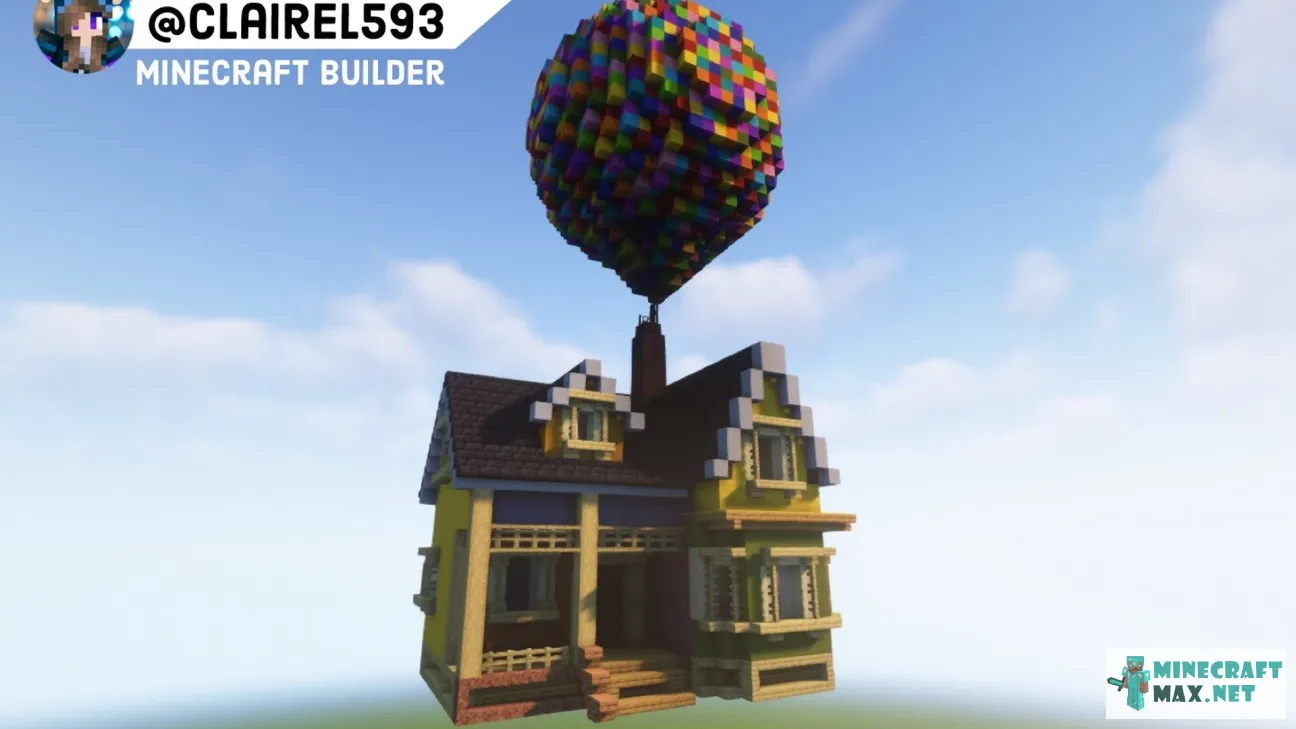 Pixar's Up house | Download map for Minecraft: 1
