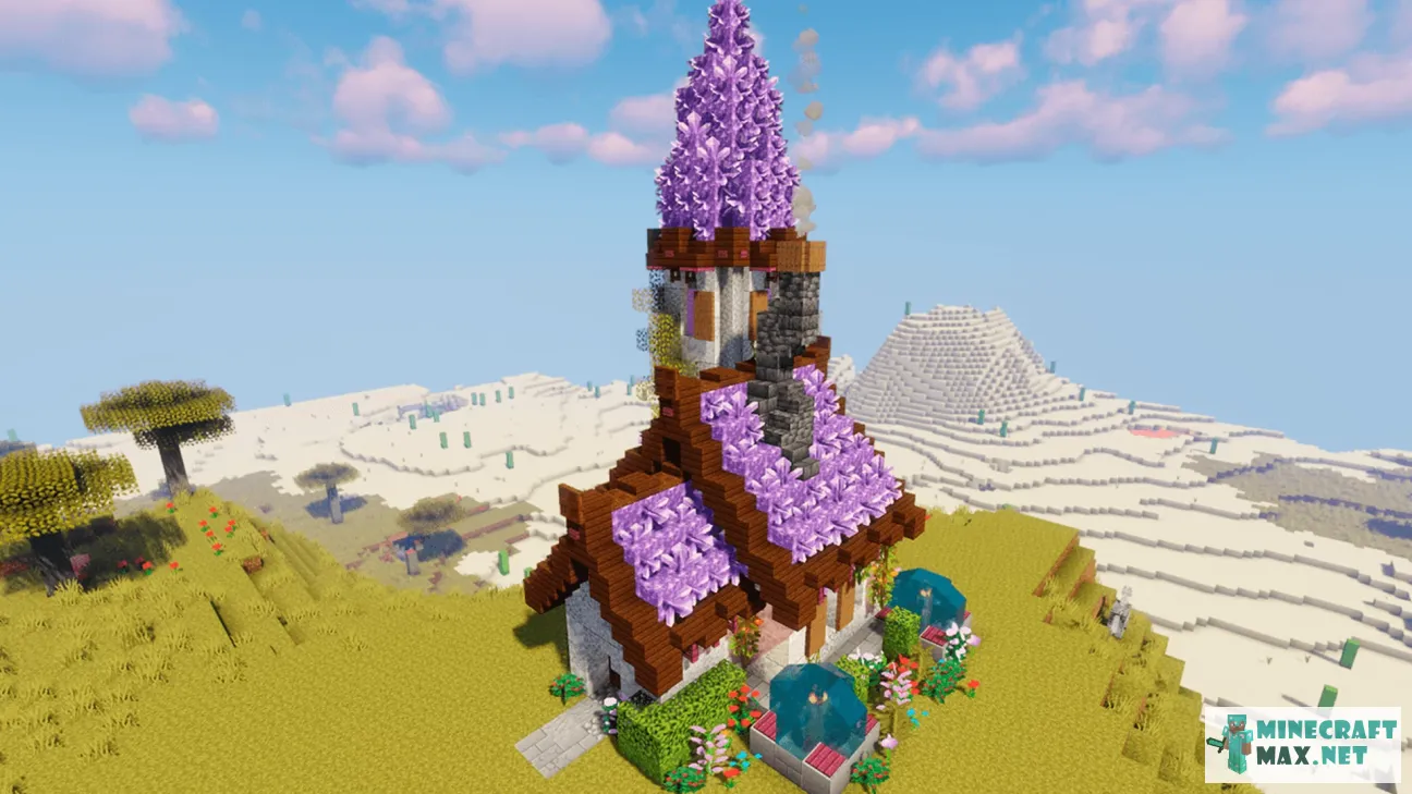 THE WIZARD'S HOUSE IN MINCRAFT  | schematic | Download map for Minecraft: 1