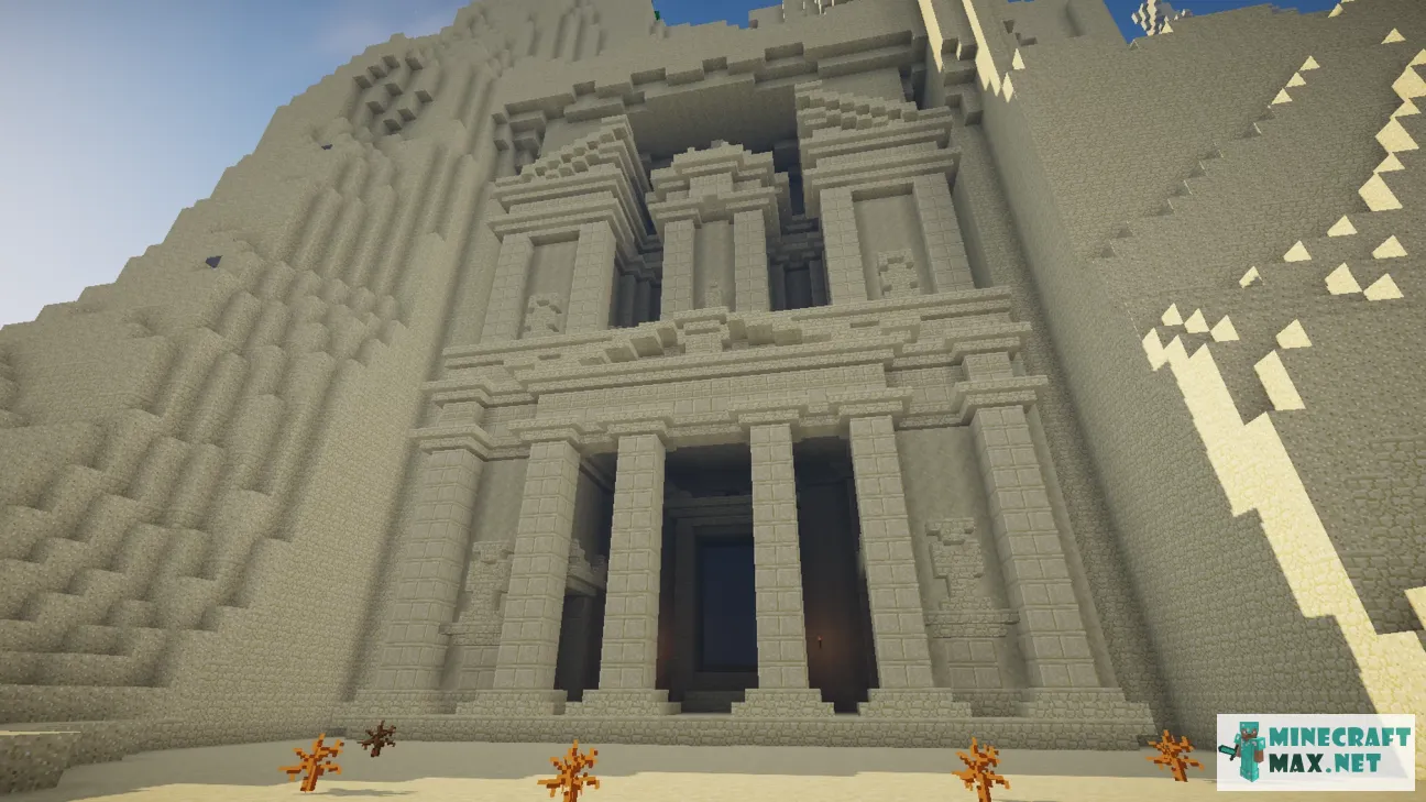 Al Khazneh of Petra | Download map for Minecraft: 1