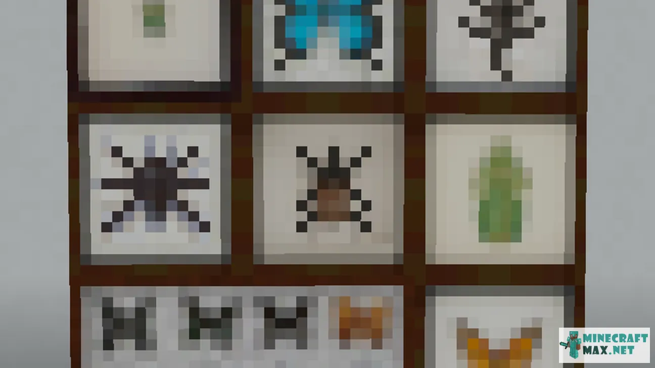 Framed Insect Paintings | Download texture for Minecraft: 1