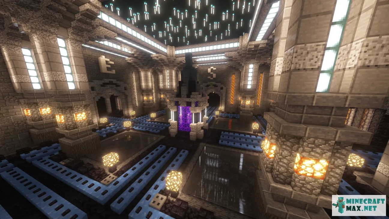 Nether hub | Download map for Minecraft: 1